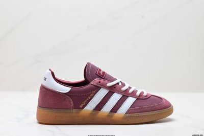 公司级Adidas Handball Spezial 官方正确版本 阿迪达斯经典款 复古休闲板鞋 全鞋采用反毛皮制作 牛筋耐磨大底 承载青春情怀的板鞋 经典三条