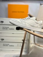 公司级头层皮Lv X 乔丹Air Jordan 1 Low Aj1低帮系列篮球鞋 官方同步配色 原装级产物 #拒绝公底 立体鞋型 细节完美 高清洁度Dm7866