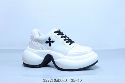 290 厚底老爹鞋十字花Smfk高跟运动鞋2025早春新款女鞋增高松糕鞋 货号 E8-Ebo-Multic 322210Adoeo 35-40