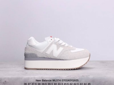 公司级新百伦new Balance Wl574 增高鞋系列 材质细节鞋标处理满满 原版楦型 高弹eva大底 鞋垫 还原正品脚感 完美走线 Encap减震中底 货