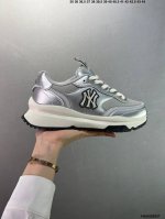 160 korea韩国限定发售Ny美国榄球洋基队限定 X Mlb Big Ball Chunky Mesh 厚底老爹系列低帮网织轻量休闲运动慢跑鞋“网眼象牙白黑