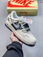 海外限量发售！公司级Nike Air Force 7 Low “斯图西联名 黑钻石抽绳”空军一号 低帮 运动鞋 休闲鞋 折边针车 工艺难度大 原楦头原纸板 原装