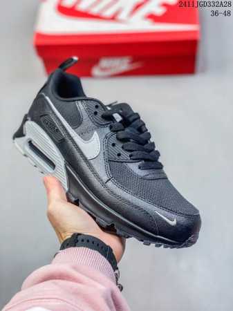 Nike耐克运动鞋 Air Max 90 健身运动跑鞋休闲鞋 复古风十足！Air Max 90 作为 Nike 旗下最经典的鞋型之一，凭借着百搭的造型，获得众多 - 点击图像关闭