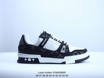 公司级全新LV路易威登Louis Vuitton Trainer Sneaker Low休闲运动文化百搭板鞋 尺码:36-45 XM1111Q625