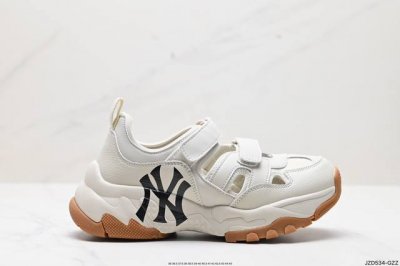 公司级korea韩国限定发售ny美国榄球洋基队限定 X Mlb Big Ball Chunky Mesh 厚底老爹系列低帮网织轻量休闲运动慢跑鞋 货号:3Asd