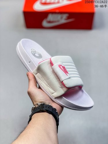 耐克Nike Offcourt Slide 夏季单品夏季Nk拖鞋夏新款一字拖透气轻便材质方面仿佛也采用了Eva发泡材质打造 货号：Dq96 01 尺码：36-4