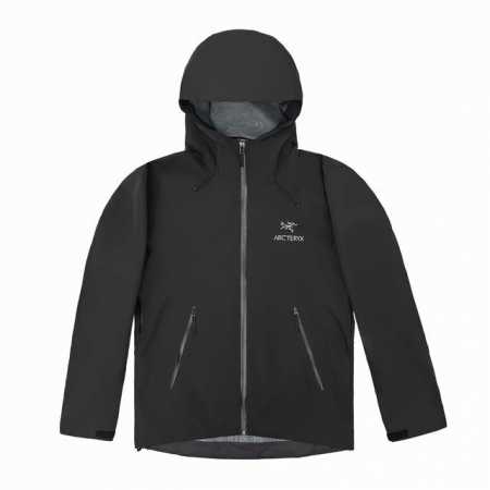 顶级版本，随意对比』 - Arc'Teryx 始祖鸟beta Lt Gore-Tex Jacket纯色休闲运动连帽硬壳冲锋衣--黑色 尺码: S, M, L, - 点击图像关闭