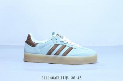 140 Adidas 阿迪达斯Wales Bonner Japan联名日式Samba德训鞋情侣款复古运动板鞋休闲鞋 橡胶厚底 货号 Jh8835 311140A