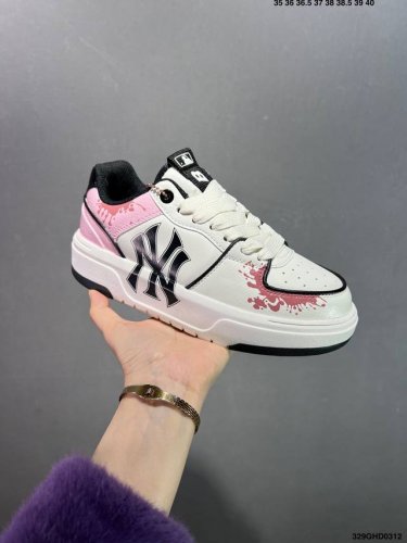 300 公司级Mlb Ny 印花网红老爹鞋 内增高6Cm 原厂原档案数据开发 进口纳米材质 原厂全套手提袋 原盒雷射防伪标包装 官方货号: 3Asxca12N