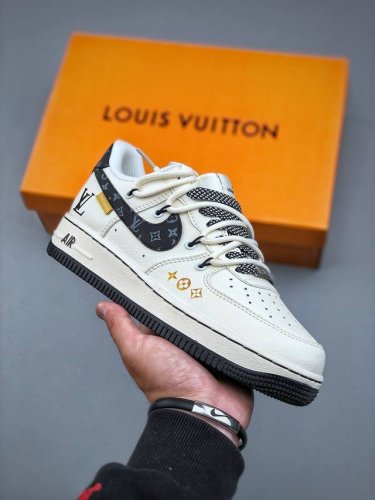 Nike Air Force 1'07 Low Lv联名 蓝勾抽绳 空军一号低帮休闲板鞋 Dm6868-061 #原楦头原纸板 原装鞋盒 定制五金配件 内置全掌
