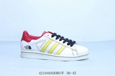 阿迪达斯Adidas三叶草 Originals Superstar 贝壳头系列低帮经典百搭休闲运动板鞋 北面 货号 Bz2526 4 40Adoro半 36-4