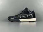 渠道优势，支持代发！ Og版：科比4 黑曼巴 联名nike Zoom Kobe4 Mambacita Gigi 耐磨透气 低帮 实战篮球鞋 男女同款 货号：Cq