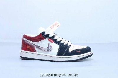 260 乔丹Air Jordan 1 Low Aj1 乔1低帮复古文化休闲运动篮球鞋 蛇年限定 121020Cduqy半 36-45