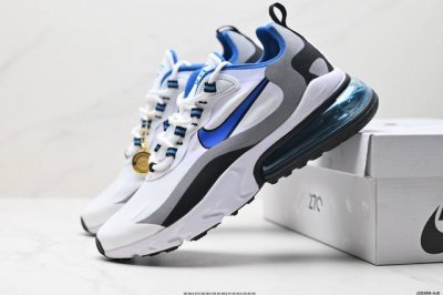 真标耐克nike Air Max 270 React 大气垫 减震 耐磨 休闲跑步鞋 货号:Ст1280-101 尺码:36 36.5 37.5 38 38.5