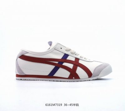 亚瑟士 Onitsuka Tiger鬼冢虎 Mexico 66 Sabot 网面透气 新款舒适一脚蹬男女运动休闲鞋 货号：1183C123-100 码数：35-