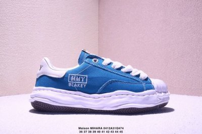 余文乐挚爱单品 复古溶解风 日本概念时装设计师三原康裕品牌Mmy Maison Mihara Yasuhiro Original Sole Canvas Low