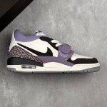 本地200 核心私 耐克Nike Air Jordan Legacy 312 Low"White Purple"乔丹最强三合一混合版本低帮文化休闲运动篮球鞋“皮