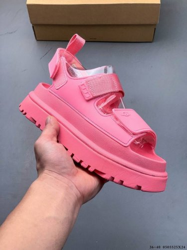 集图 Ugg Goldenglow 夏季新款休闲舒适厚底魔术贴时尚凉鞋 0505525X24