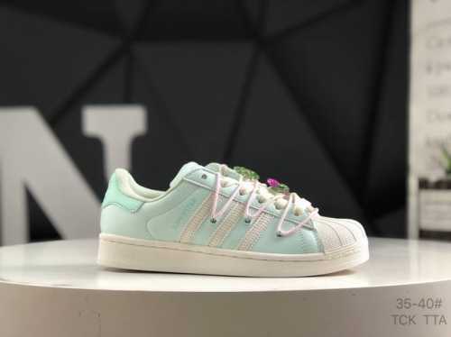 阿迪达斯 Adidas三叶草 Originals Superstar贝壳头系列低帮经典百搭休闲运动板鞋 尺码 35 36 36 37 38 38 39 40 T