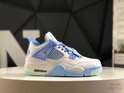 真标带半码 耐克 Nike Air Jordan 4 Retro Og迈克尔 乔丹Aj4代乔4 中帮复古休闲运动文化篮球鞋 2025年新款 新年红鞋子。秉承轻量