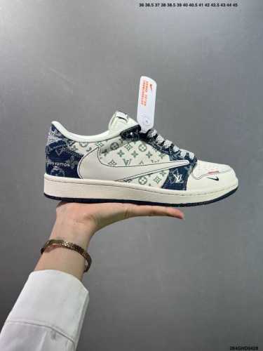 公司级Nike Air Jordan 1 Low 定制配色 定制Aj联名-高端定制 低帮复古文化板鞋 #定制鞋盒 大厂纯原品质出货 超高清洁度 皮料切割干净无任
