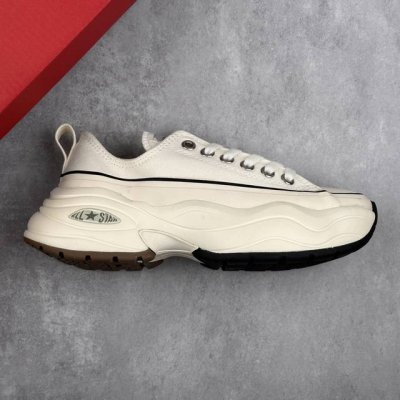 本地210 核心私 加厚鞋底，一秒变大长腿！匡威Converse All Star Surgetrainer 增高训练系列低帮厚底运动帆布休闲鞋“帆布黑白” 男