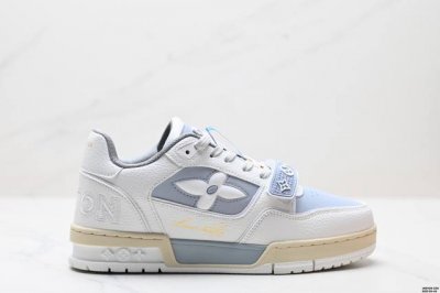 公司级全新Lv路易威登Louis Vuitton Trainer Sneaker Low休闲运动文化百搭板鞋 尺码:39-45 Id:Jkd129-Zzs