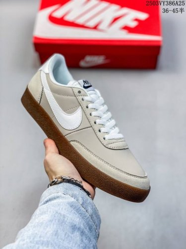 100 nike/耐克 采用软质纤维皮及翻毛皮鞋面材质经典重塑，美国时尚品牌合作J.Crew X Nike Killshot 2 Leather 致命射击二代系