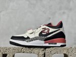 Pb版 Air Jordan Legacy 312 经典配色 有着交错结合的设计，它的名字就展现出它所包含的鞋款元素，312 分别对应了 Air Jordan