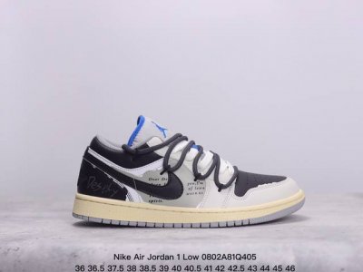 公司级nike Air Jordan 1 Low aj1乔1低帮休闲板鞋 同步官方配色 原档冲孔鞋头 四线拉帮 鞋舌高弹海绵填充 官方货号:Dc0774-416