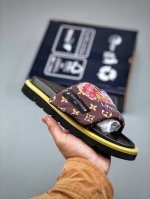 350支持放店 louis Vuitton 2025 专柜 春夏新款 最高限定 专柜上新 Lv情侣厚底魔术贴拖鞋 明星同款 网红博主推荐 ◆ 原版开模 代购版本