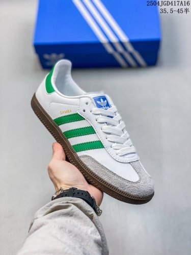 公司级阿迪达斯三叶草Adidas Originals Samba Og 桑巴舞系列绅士德训足球风百搭低帮休闲运动板鞋 36-45 尺码:36 36.5 37 3