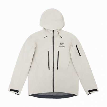 顶级版本，随意对比』 Arc‘Teryx 始祖鸟 Alpha Sv 6 阿尔法 第六代 硬壳冲锋衣 男女同款 Sv6代 象牙白 尺码: S-2Xl 得物在售70 - 点击图像关闭