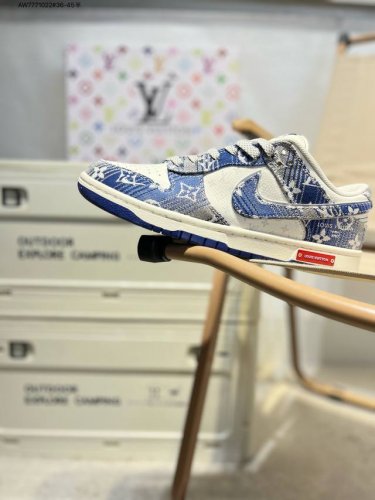 lv X Nike Sb Dunk Low 大厂出品 极力推荐 新配色 原装头层材料 独家版型蒸餾加工 帶來的是更好的视觉和脚感体验 大厂纯原品质出货 清洁度
