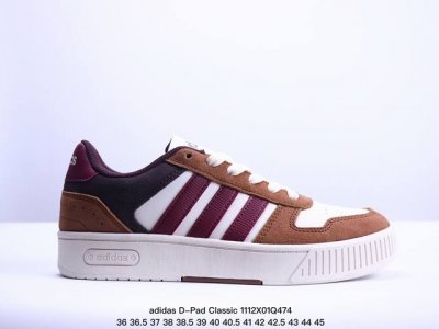 真标带半码adidas阿迪达斯男女 D-Pad Classic 透气减震休闲运动板鞋 JH8811 36-45 XM1112Q474