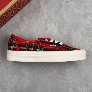 本地 核心私 Vans Authentic 44 Dx X Pendleton 联名格纹系列 低帮休闲板鞋 格纹元素横平竖直的线条及多变的颜色 变幻多种街头风格