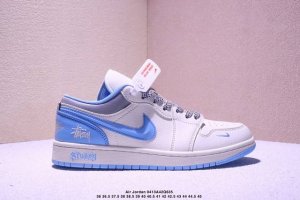 海外爆款限量发售！公司级 Nike Sb Dunk Low“ 斯图西联名 白灰双勾” 周年高端定制 低帮休闲板鞋 定制鞋盒 大厂纯原品质出货 超高清洁度 皮料切