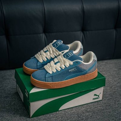核心私 Puma Suede Xl复古单品 彪马 防滑耐磨低帮德训板鞋 货号：398397 01 尺码：36 37 37.5 38 38.5 39 40 40.