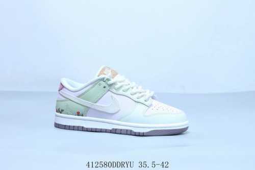 耐克 Nike Sb Dunk Low Pro 复古低帮 休闲运动滑板板鞋 白绿 货号 Ib8876-661 412580Ddryu 35.5-42
