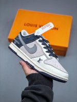 300支持放店 Nike Sb Dunk Low X Louis Vuitton 白蓝满天星性价比天花板 极力推荐原装头层材料 独家版型蒸餾加工帶來的是更好的视