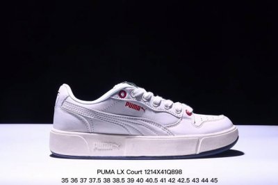 公司级puma Lx Court Low Denim防滑耐磨 彪马低帮经典百搭休闲运动板鞋 货号:394210 01 尺码:35.5 36 37 37.5 38