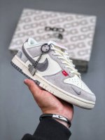 Nike Sb Dunk Low 北面联名-灰猪八藏蓝勾 周年高端定制 低帮休闲板鞋 Sj1089-009 #定制鞋盒 大厂纯原品质出货 超高清洁度 皮料切割干