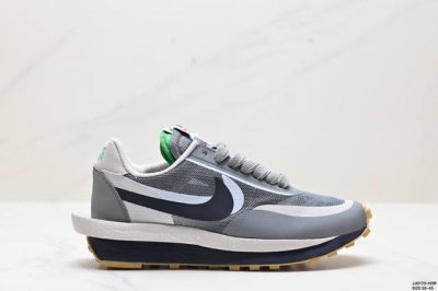 真标sacai X Nike Ldwaffle 华夫1代 解构高端跑鞋 联名设计 双钩双鞋舌设计 遵循原版 官方货号:Dh2684-001 尺码:36-45 I