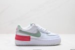 公司级耐克nike Wmns Air Force 1 Shadow全新少女系解构主义设计 马卡龙空军一号轻量增高低帮百搭板鞋 为经典设计注入玩味元素 分层结构