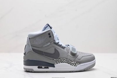 真标Nike Air Jordan Legacy 312 High Aj312 耐克乔丹三合一混合版本高帮文化休闲运动篮球鞋 货号:Fd9907-111 尺码: