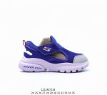 斯凯奇sk 400 V2休闲运动童鞋 净色运动风设计，易于搭配，搭载记忆鞋垫，给脚带来良好的舒适感;包头设计，护趾防撞。便捷可调节魔术贴，一撕一按完成穿脱。弹性