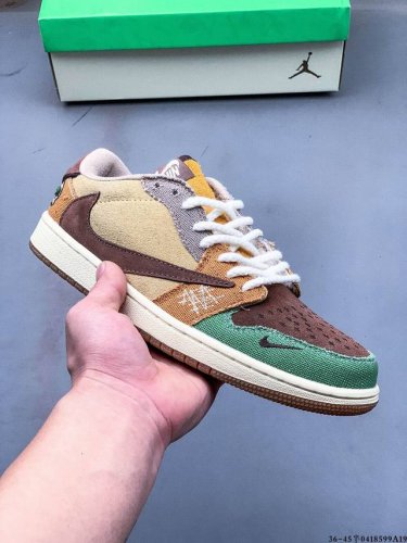 二层真标！耐克Nike Air Jordan Low 1 乔1低帮经典休闲鞋 0418599A19