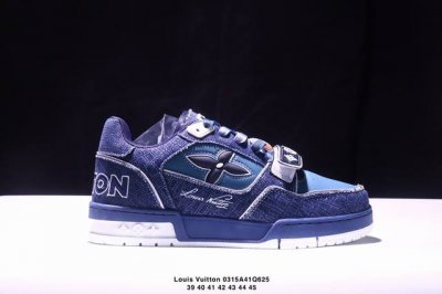 180 公司级全新Lv路易威登Louis Vuitton Trainer Sneaker Low休闲运动文化百搭板鞋 尺码:39-45 Xm0315Q625