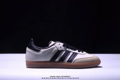 100 阿迪达斯Adidas Gazelle Indoor Trainers 羚羊内训系列低帮复古德训风百搭休闲运动板鞋“翻毛西瓜粉绿”Ig6782 尺码：35