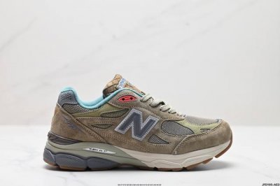 公司级jjjjound X New Balance Nb 990V3复古网面 织物猪皮 低帮 休闲跑步鞋 货号:W990Kt3 尺码:36 37 37.5 38